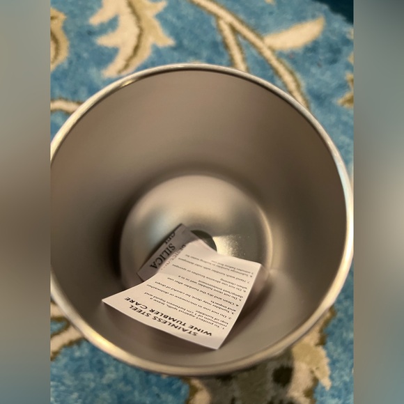 Vera Bradley Stainless Steel Wine Tumbler, Hanging Around Sloth, NIB, Purple - Picture 7 of 8